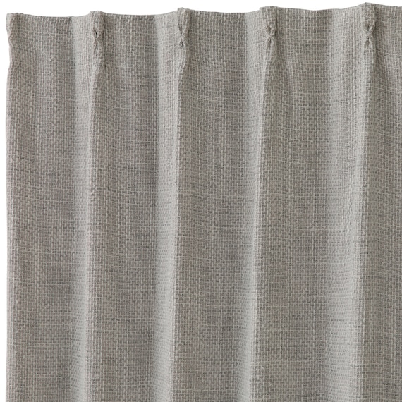 裏地付き遮光2級・遮熱カーテン(RD195 グレー 100X110X2) 3枚目画像