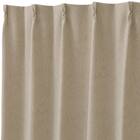 裏地付き遮光2級・遮熱カーテン(RD212 ベージュ 100X110X2) 3枚目画像