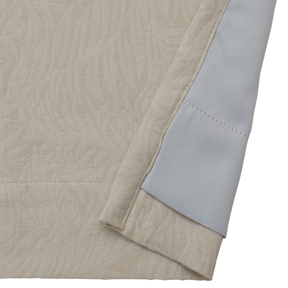 裏地付き遮光2級・遮熱カーテン(RD212 ベージュ 100X110X2) 4枚目画像