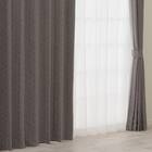 裏地付き遮光2級・遮熱カーテン(RD213 グレー 100X110X2) 1枚目画像