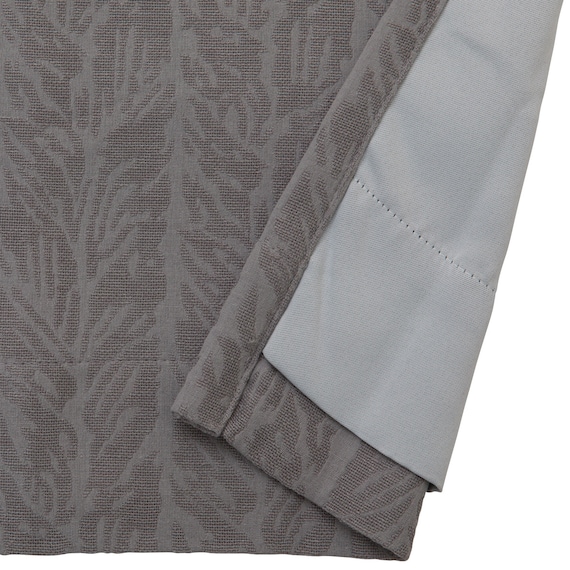 裏地付き遮光2級・遮熱カーテン(RD213 グレー 100X110X2) 4枚目画像