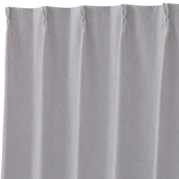 裏地付き遮光3級・遮熱カーテン(RD214 アイボリー 100X110X2) 3枚目画像