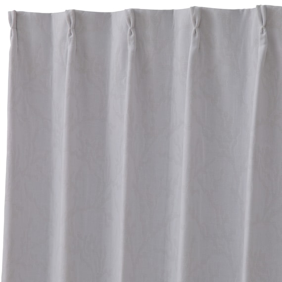 裏地付き遮光3級・遮熱カーテン(RD214 アイボリー 100X110X2) 3枚目画像