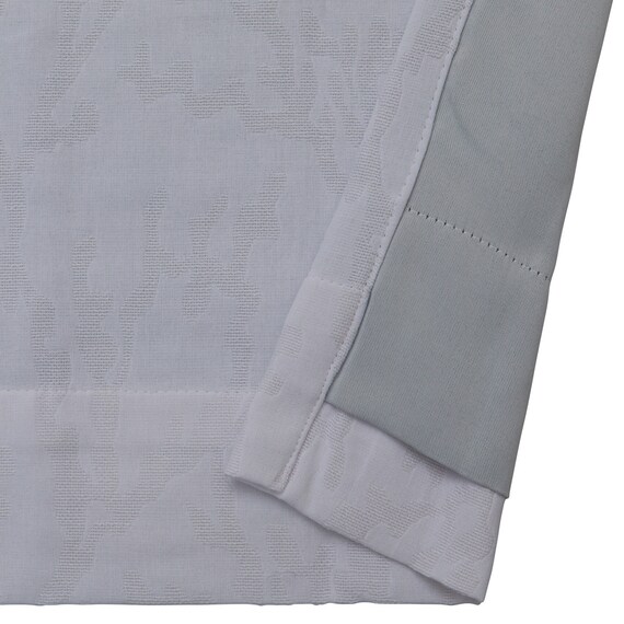 裏地付き遮光3級・遮熱カーテン(RD214 アイボリー 100X110X2) 4枚目画像