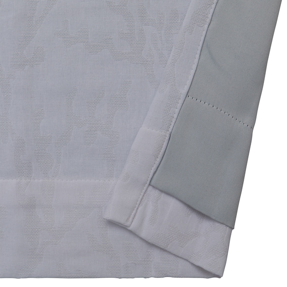 裏地付き遮光3級・遮熱カーテン(RD214 アイボリー 100X110X2) 4枚目画像