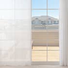 デザインレースカーテン(RL216 ホワイト 100X108X2) 2枚目画像