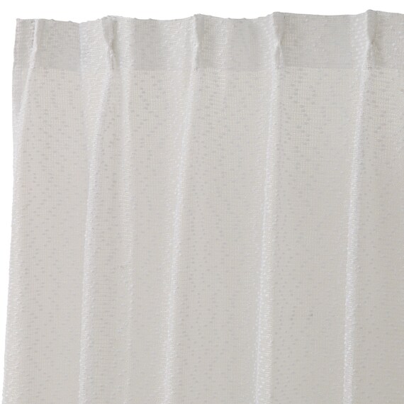 デザインレースカーテン(RL216 ホワイト 100X108X2) 5枚目画像