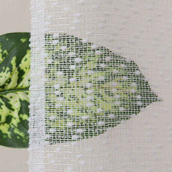 デザインレースカーテン(RL216 ホワイト 100X108X2) 6枚目画像