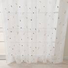 デザインレースカーテン(RL217 ベージュ 100X108X2) 8枚目画像