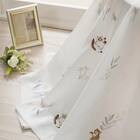 デザインレースカーテン(RL218 アイボリー 100X108X2) 1枚目画像