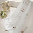 デザインレースカーテン(RL218 アイボリー 100X108X2) 1枚目画像