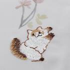 デザインレースカーテン(RL218 アイボリー 100X108X2) 4枚目画像