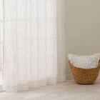 デザインレースカーテン(RL219 ベージュ 100X108X2) 3枚目画像