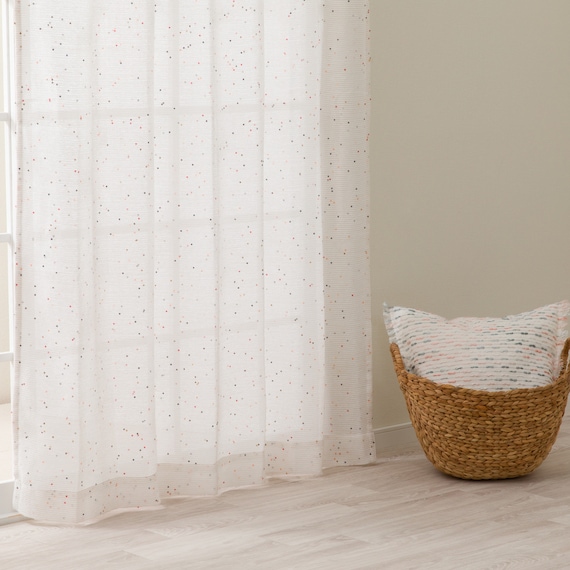 デザインレースカーテン(RL219 ベージュ 100X108X2) 3枚目画像