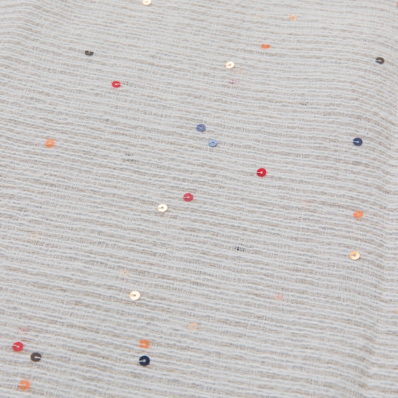 デザインレースカーテン(RL219 ベージュ 100X108X2) 4枚目画像