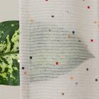 デザインレースカーテン(RL219 ベージュ 100X108X2) 6枚目画像