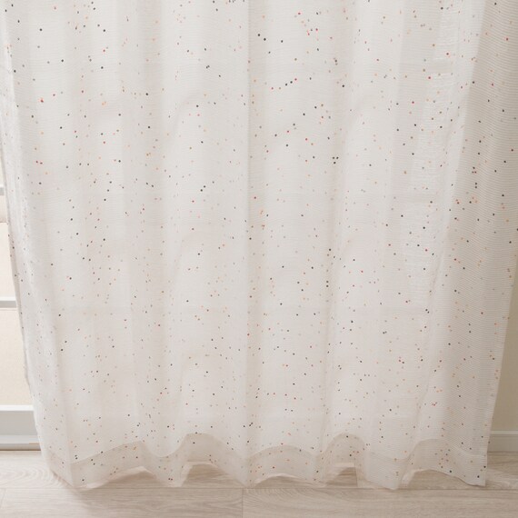 デザインレースカーテン(RL219 ベージュ 100X108X2) 8枚目画像