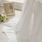 デザインレースカーテン(RL220 ホワイト 100X108X2) 1枚目画像