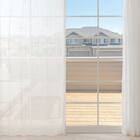 デザインレースカーテン(RL220 ホワイト 100X108X2) 2枚目画像