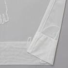 デザインレースカーテン(RL220 ホワイト 100X108X2) 7枚目画像