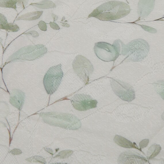 デザインレースカーテン(RL222 グリーン 100X108X2) 4枚目画像