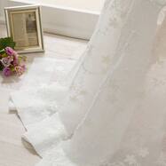 デザインレースカーテン(RL223 アイボリー)