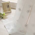 デザインレースカーテン(RL224 アイボリー 100X108X2) 1枚目画像