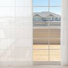 デザインレースカーテン(RL225 ホワイト 100X108X2) 2枚目画像