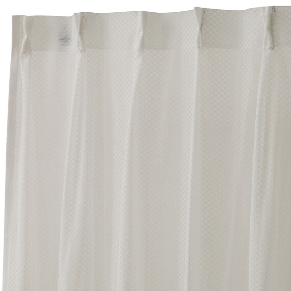 デザインレースカーテン(RL225 ホワイト 100X108X2) 5枚目画像