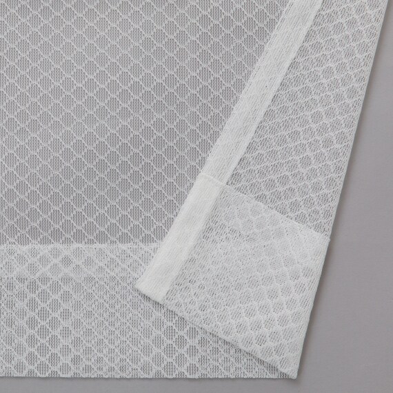 デザインレースカーテン(RL225 ホワイト 100X108X2) 7枚目画像