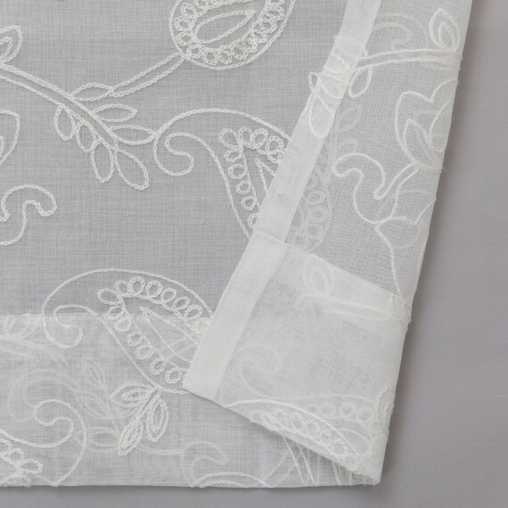 デザインレースカーテン(RL226 アイボリー 100X108X2) 7枚目画像