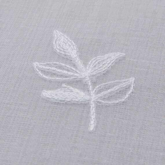 デザインレースカーテン(RL227 アイボリー 100X108X2) 4枚目画像