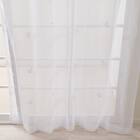 デザインレースカーテン(RL227 アイボリー 100X108X2) 8枚目画像