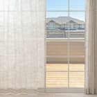 デザインレースカーテン(RL228 ベージュ 100X108X2) 2枚目画像