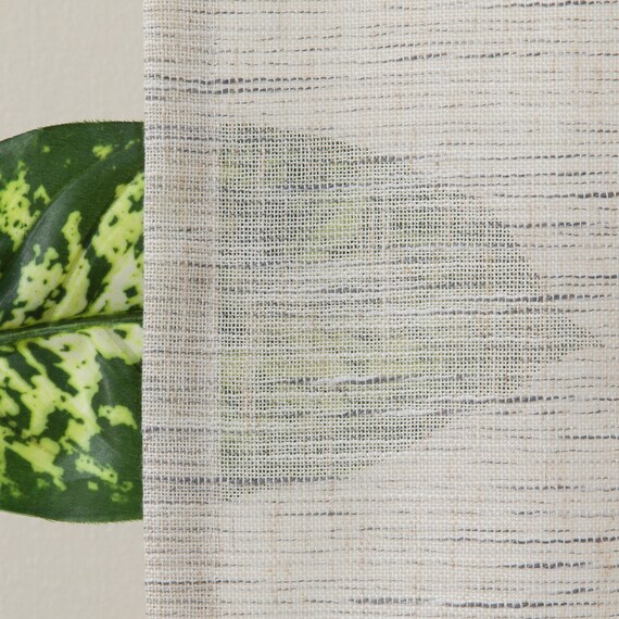 デザインレースカーテン(RL228 ベージュ 100X108X2) 6枚目画像