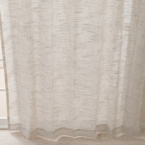 デザインレースカーテン(RL228 ベージュ 100X108X2) 8枚目画像