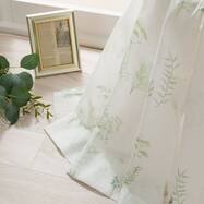 デザインレースカーテン(RL229 グリーン)