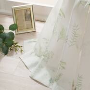 お好みサイズレースカーテン RL229 グリーン