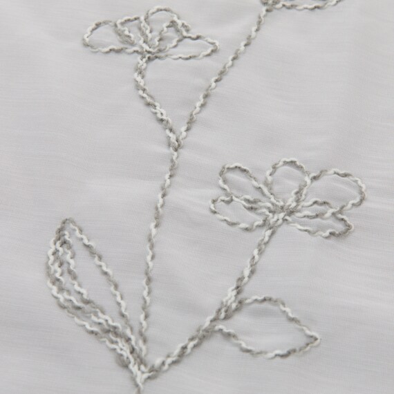 デザインレースカーテン(RL230 アイボリー 100X108X2) 4枚目画像