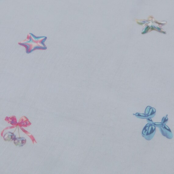 デザインレースカーテン(RL231 ブルー 100X108X2) 4枚目画像