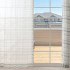 デザインレースカーテン(RL232 グレー 100X108X2) 2枚目画像