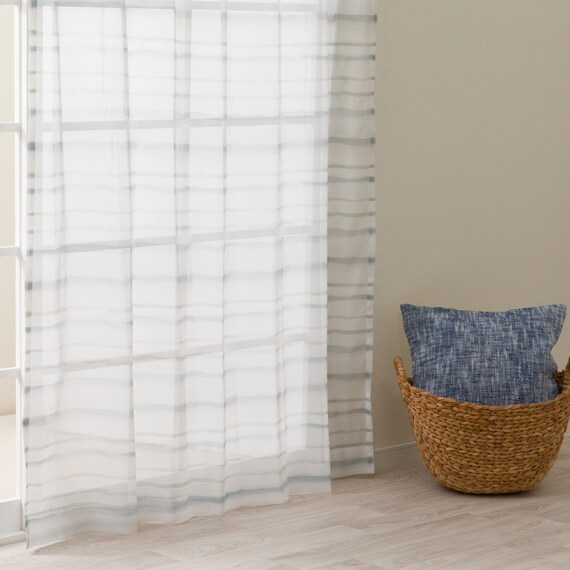 デザインレースカーテン(RL232 グレー 100X108X2) 3枚目画像