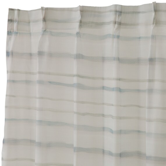 デザインレースカーテン(RL232 グレー 100X108X2) 5枚目画像