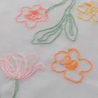 デザインレースカーテン(RL233 アイボリー 100X108X2) 4枚目画像