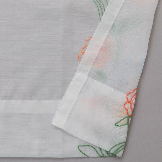 デザインレースカーテン(RL233 アイボリー 100X108X2) 7枚目画像