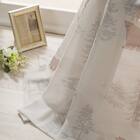 デザインレースカーテン(RL234 ベージュ 100X108X2) 1枚目画像