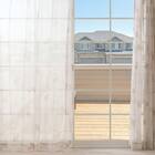 デザインレースカーテン(RL234 ベージュ 100X108X2) 2枚目画像