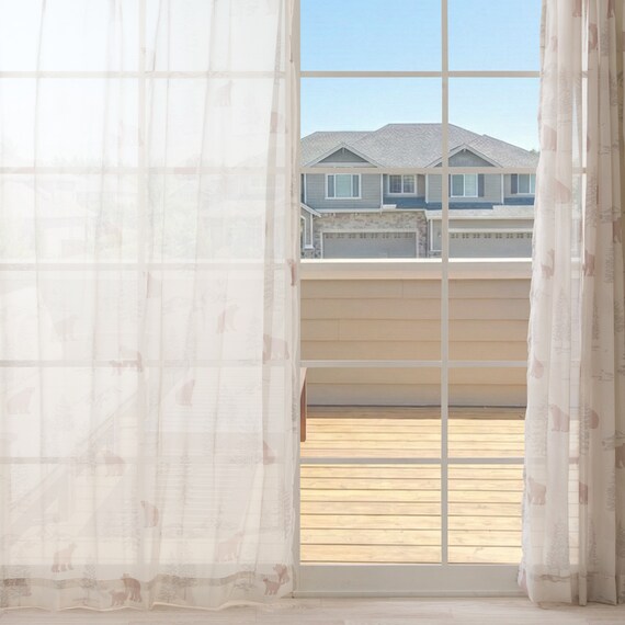 デザインレースカーテン(RL234 ベージュ 100X108X2) 2枚目画像