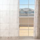 デザインレースカーテン(RL234 ベージュ 100X108X2) 2枚目画像