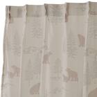 デザインレースカーテン(RL234 ベージュ 100X108X2) 5枚目画像